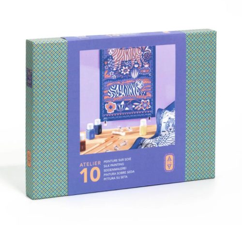 AGA - Műterem - Selyemfestés - Tigrisek - Selyemsállal