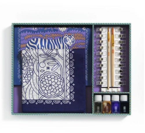 AGA - Műterem - Selyemfestés - Tigrisek - Selyemsállal