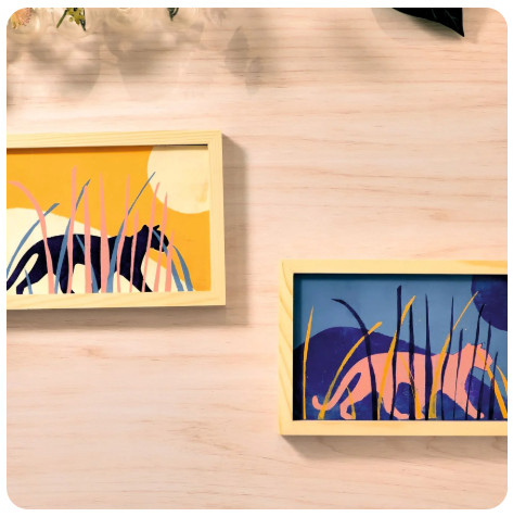 AGA - Műterem - Gélnyomtatás - Éjjel és nappal 