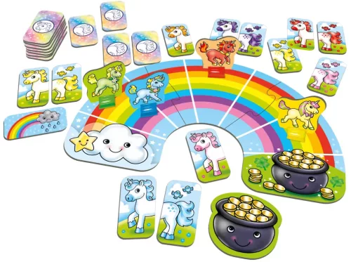 Orchard Toys - Szivárvány unikornisok - Fejlesztő társasjáték