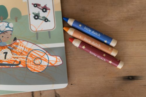 Little Dutch varázsfüzet színes ceruzával - Jim és barátai