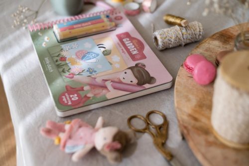 Little Dutch varázsfüzet színes ceruzával - Rosa és barátai