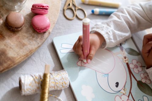 Little Dutch varázsfüzet színes ceruzával - Rosa és barátai