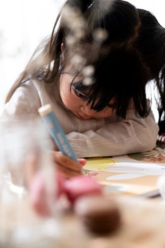 Little Dutch varázsfüzet színes ceruzával - Rosa és barátai