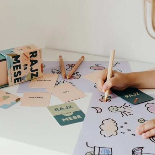 Rajz és mese - kreativitásfejlesztő játék gyerekeknek