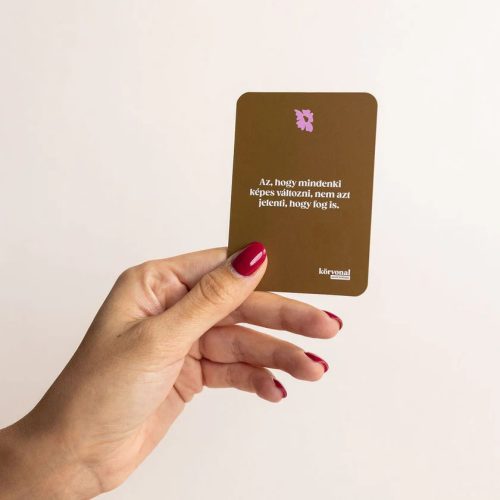 Terápiás beszélgetések - pszichológiai kártyajáték