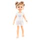 Paola Reina - Las Amigas játékbaba - Valeria - Összefogott hajjal, pizsamában