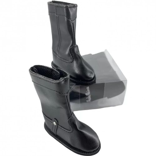 Paola Reina - Las Amigas babacsizma játékbabához - Fekete hosszú szárú