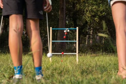 BS Toys 2 az 1-ben Létrás célbadobó és karikadobáló játék