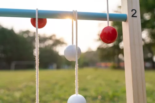 BS Toys 2 az 1-ben Létrás célbadobó és karikadobáló játék