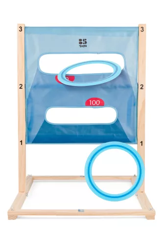 BS Toys 2 az 1-ben Létrás célbadobó és karikadobáló játék
