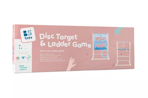 BS Toys 2 az 1-ben Létrás célbadobó és karikadobáló játék