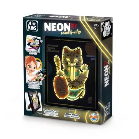   Buki - Neon kép készítő szett- Maneki-neko az integető macska