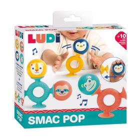 LUDI Smack Pop - Tapadókorongos fejlesztőjáték labdával