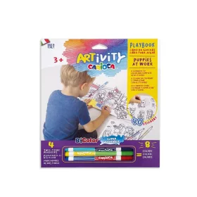   Carioca - ARTivity kreatív készlet filctoll - Kedvenc figurák munkában