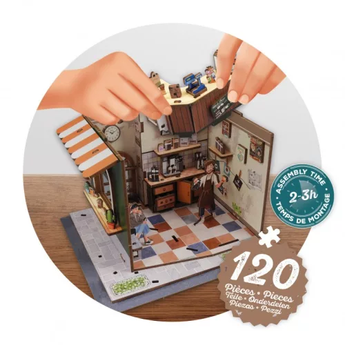 BUKI Dioráma 3D puzzle, Kávézó