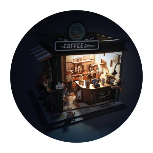 BUKI Dioráma 3D puzzle, Kávézó
