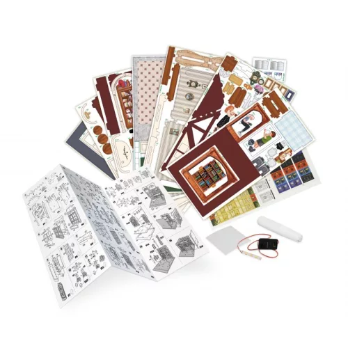 BUKI Dioráma 3D puzzle, Könyvesbolt
