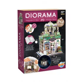 BUKI Dioráma 3D puzzle, Virágbolt