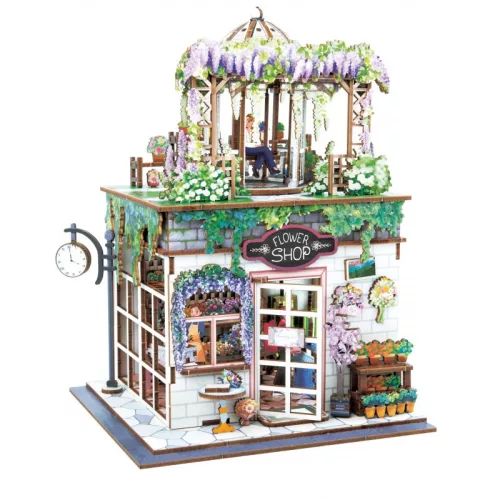 BUKI Dioráma 3D puzzle, Virágbolt