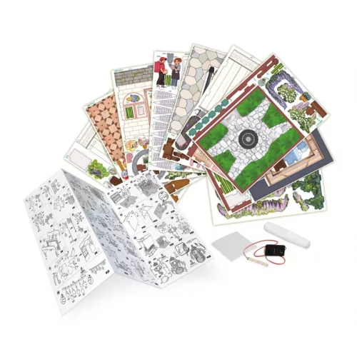 BUKI Dioráma 3D puzzle, Virágbolt