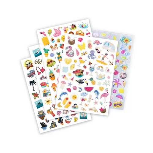 BUKI 200 db-os matrica készlet, Nyár