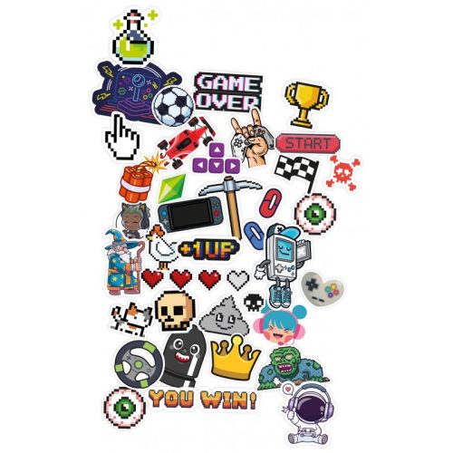 BUKI 200 db-os matrica készlet,  Videojátékok