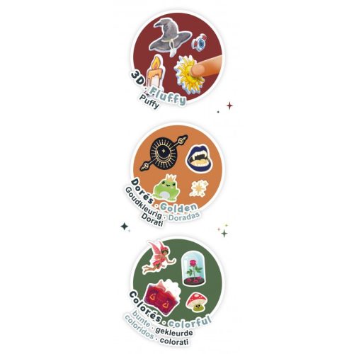 BUKI 200 db-os matrica készlet,  Fantázia