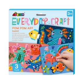 Avenir - Kreatív pom pom kép készítő, Axolotl