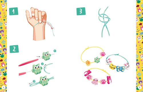 Auzou - Első ékszerkészítő készletem, Aranyos állatok