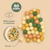 LUDI 90 db-os labdakészlet labdamedencéhez