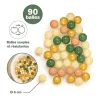 LUDI 90 db-os labdakészlet labdamedencéhez