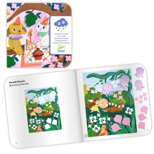 Djeco Kollázs műhely - Csillogó találkozók - Sparkling Parties