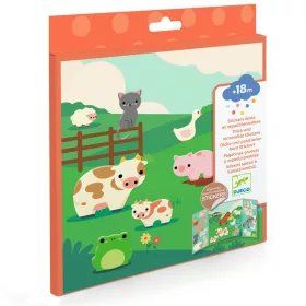   Djeco Matricás foglalkoztató - Állatok a tanyán - Farm animals  - 18 hónapos kortól