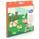 Djeco Matricás foglalkoztató - Állatok a tanyán - Farm animals  - 18 hónapos kortól
