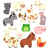 Djeco Matricás foglalkoztató - Állatok a tanyán - Farm animals  - 18 hónapos kortól