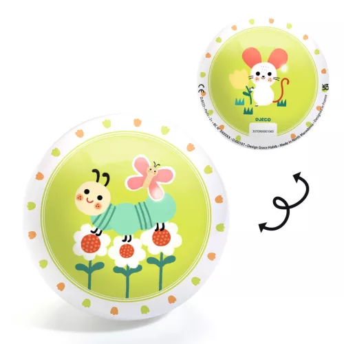 Djeco Gumilabda ∅ 12 cm - Kiskertben - Lovely bugs Ball