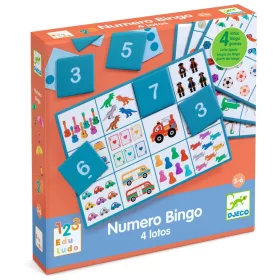   Djeco - Fejlesztő játék - Számos bingó - Numero Bingo 3 éves kortól