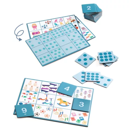 Djeco - Fejlesztő játék - Számos bingó - Numero Bingo 3 éves kortól