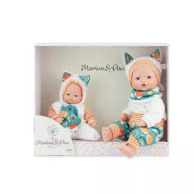   Marina&Pau baba - Vanília illatú Little Family babák 40cm és 26cm