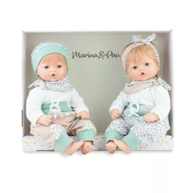   Marina&Pau baba - Vanília illatú Ikerbabák 40cm méretben díszdobozban