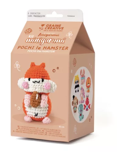 Graine Creative Minigurumi készlet – Hörcsög (10 cm)