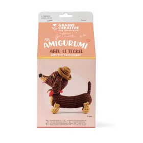 Graine Creative Amigurumi készlet – Tacskó (18 cm)