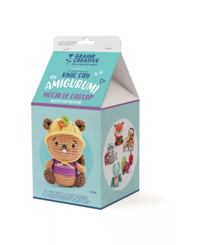 Graine Creative Amigurumi készlet - Hód