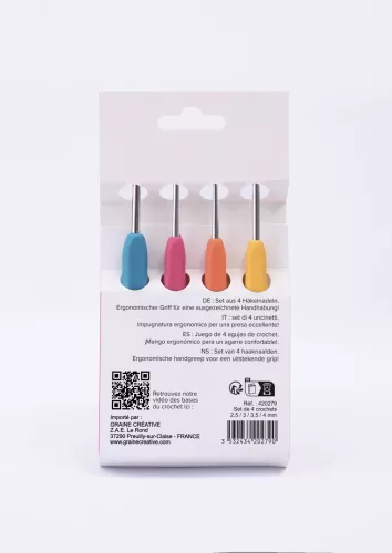Graine Creative Horgolótű készlet (2,5 / 3 / 3,5 / 4 mm)