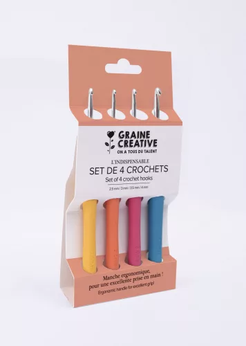 Graine Creative Horgolótű készlet (2,5 / 3 / 3,5 / 4 mm)