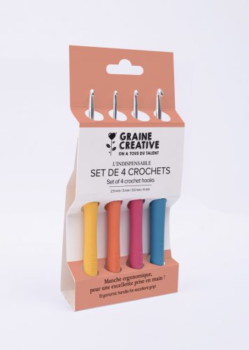 Graine Creative Horgolótű készlet (2,5 / 3 / 3,5 / 4 mm)