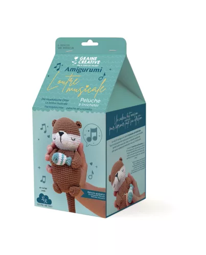 Graine Creative Amigurumi készlet - Zenélő tengeri vidra