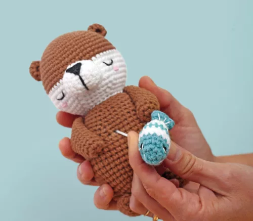 Graine Creative Amigurumi készlet - Zenélő tengeri vidra