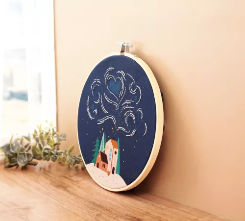 Graine Creative Hímzőkészlet – Éjszaka (20 cm)